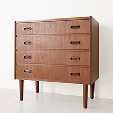 Chest of 4drawers in teak