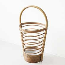 Umbrella stand in rattan